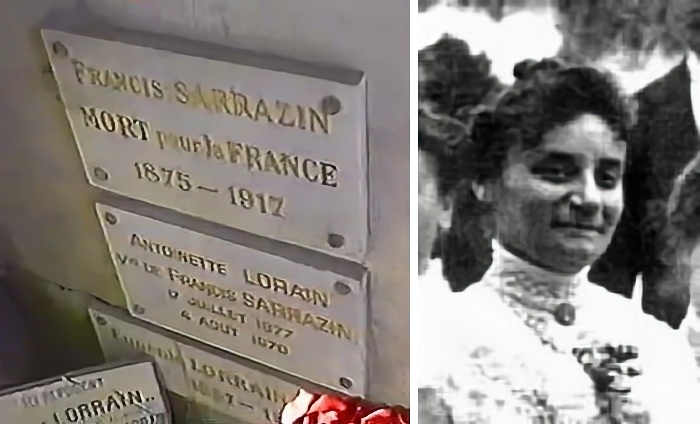 [Plaques à Jarnac et Antoinette Lorrain]